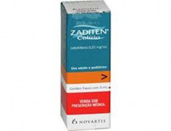 Zaditen, 0,25 mg/mL - 5 ml solución colirio