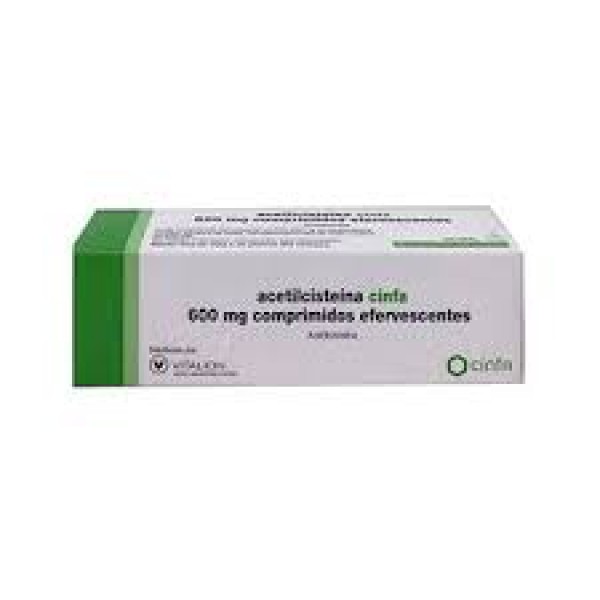 Acetilcisteína Cinfa, 600 mg (x20 comprimidos efervescentes) 

Acetilcisteína Cinfa, 600 mg (x20 comprimidos efervescentes)