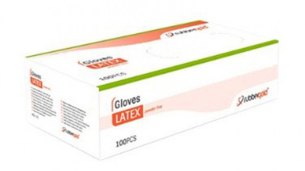 Rubbergold Luvas Latex  sem Pó_Tam. L (x100 unidades)