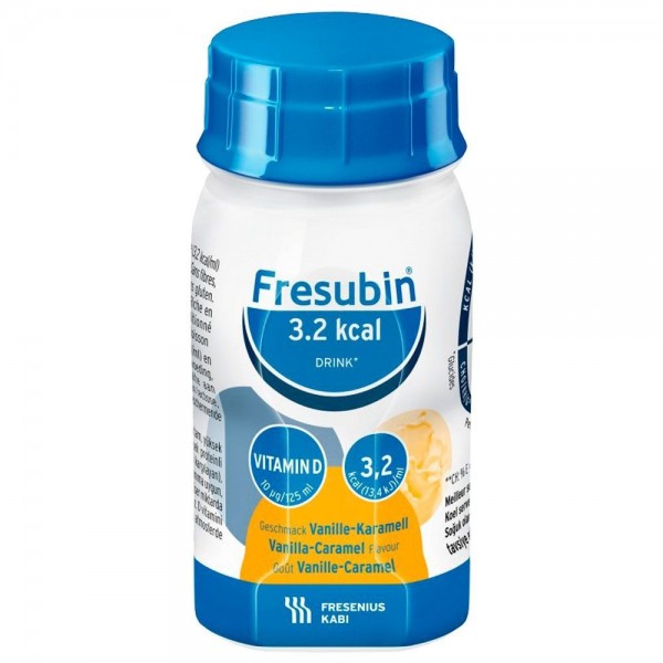 Fresubin 3.2kcal Drink_ BAUNILHA & CARAMELO - 125ml (x4 unidades)