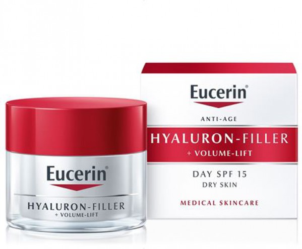 Eucerin Hyaluron-Filler Volume-Lift Creme Dia Pele Seca - 50ml