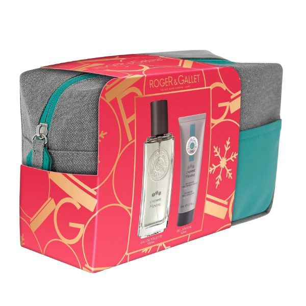 Roger&Gallet L'Homme Menthe Coffret Eau de toilette 100 ml + Gel de banho 50 ml