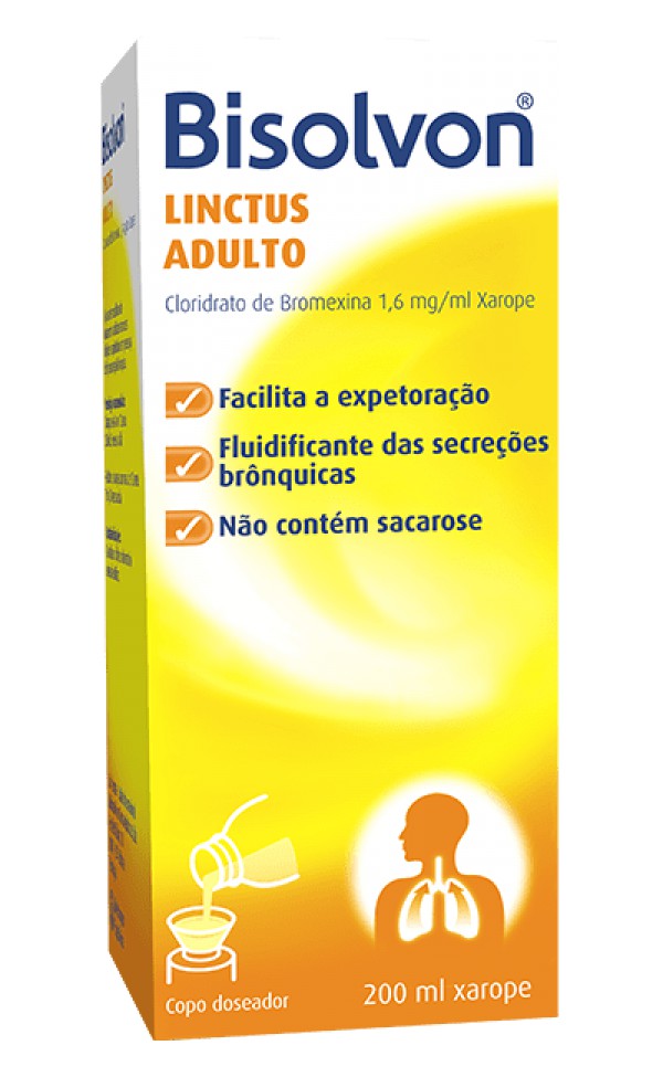 Bisolvon Linctus Adulto, 1,6 mg/mL jarabe té - 200ml