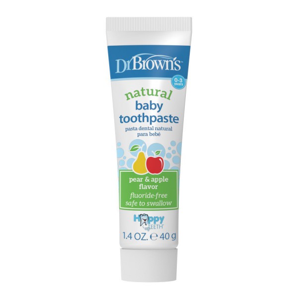 Dr Browns Pasta Dentes_ Pêra-Maçã - 40g