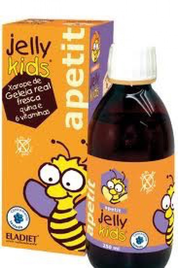 Jelly Kids Tónico Apetite - 250ml" translates to "Jelly Kids Tónico Apetito - 250ml" in Spanish.