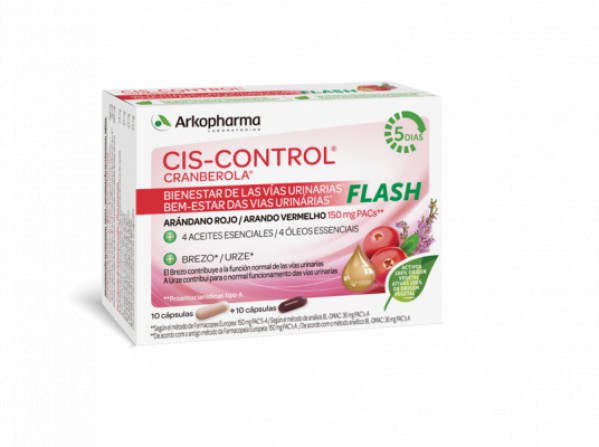 Cis-Control Cranberola Flash (x20 cápsulas)