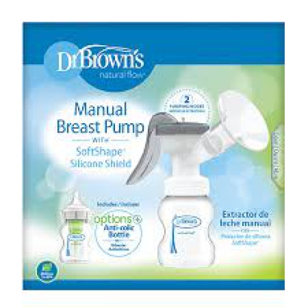 Bomba Tira Leite + SoftShape Funil + Biberão anti-cólicas Dr. Brown's