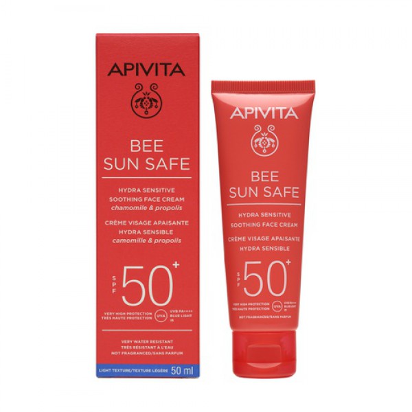 Apivita Solares Creme Sensitive SPF50+ - 50ml