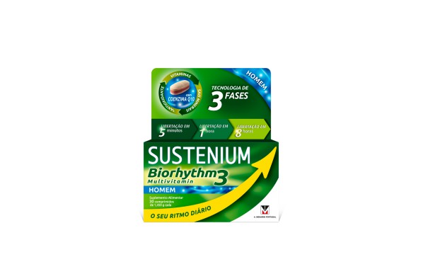 Sustenium Biorhytmo Multivitaminico_ Homem (x30 comprimidos)