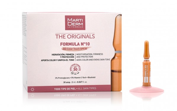 Martiderm Formula N10 HD Color Touch SPF30 (x30 ampolas)
