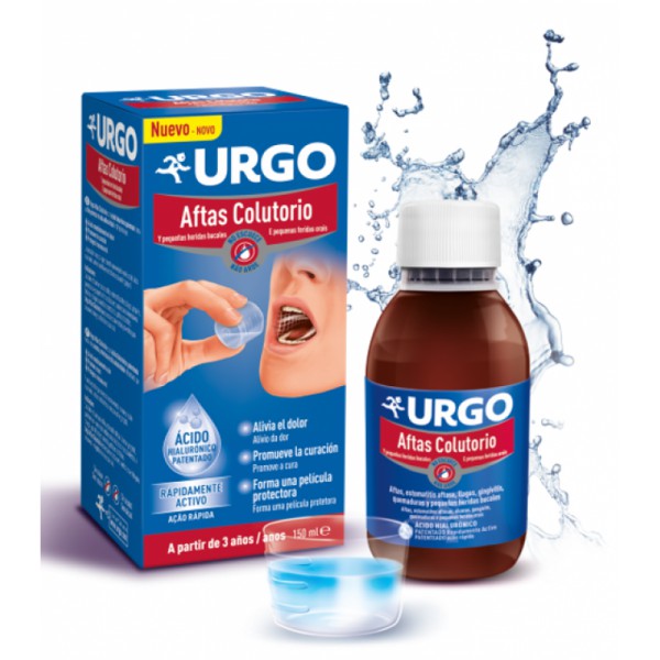 Urgo Colutório Aftas/Lesões Bucais - 150ml