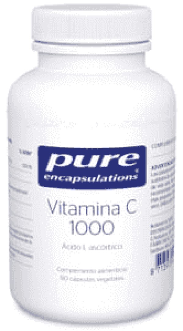 Pure Encapsulation_ Vitamina C - 1000mg  (x90 cápsulas)