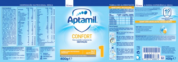 Aptamil Confort 1 Leite Lactente - 400g