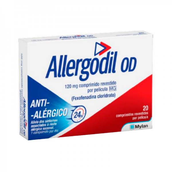 Allergodil OD MG, 120 mg Blister (x20 comprimidos revestidos)