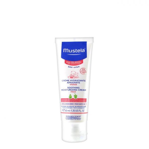 Mustela Bebe Pele Normal Creme Hidratante Rosto s/ Perfume - 40ml