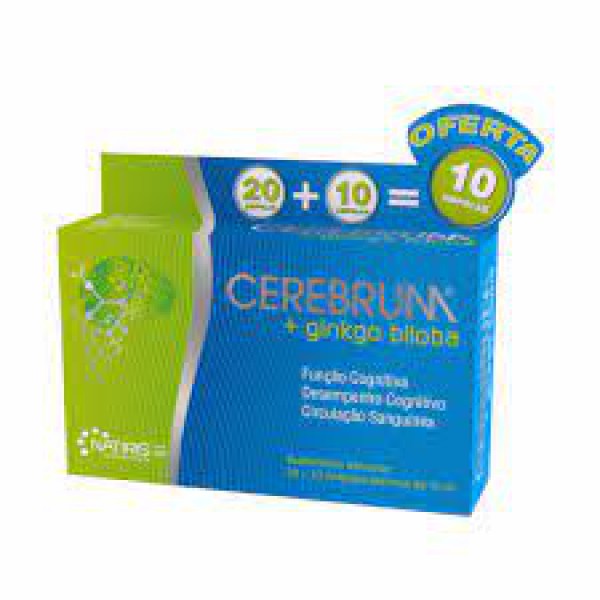 Cerebro + gingko biloba Monodosis - 10 ml (x20 ampollas) + 10 ampollas (Oferta)