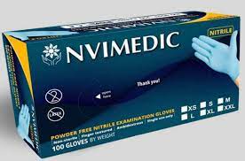 Luvas Nitrilo Nvimedic _ s/pó_ Tam.S (x100 unidades)