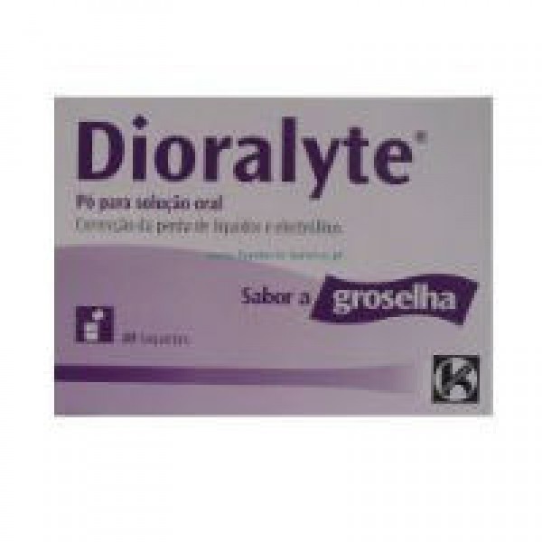 Dioralyte (Sabor Grosella) polvo solución oral (x20 sobres)