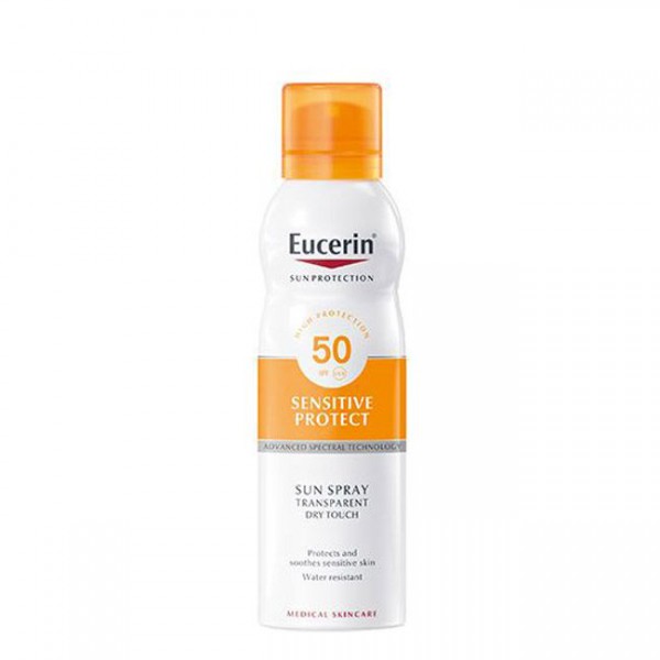 Eucerin Sunbody Sensitive Spray Toque Seco SPF50 - 200ml