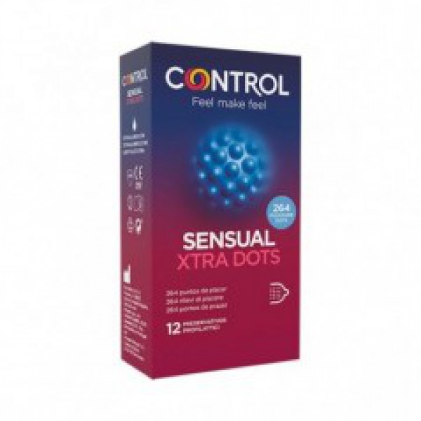 Control Sensual Xtra Dots (x12 preservativos)