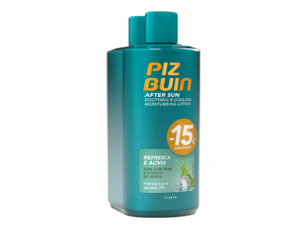 Piz Buin After Sun Loción Suavizante y Refrescante - 200ml (x2 unidades Pack)