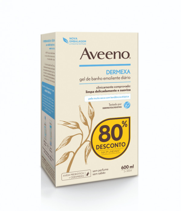 Aveeno Dermexa Gel Baño Emoliente - 300ml (Dúo - 80% de Descuento)