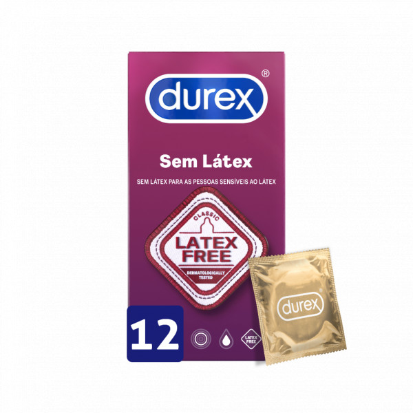 Preservativos sem Latex (12 Unidades) - Durex