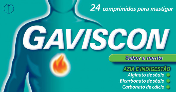 Gaviscon   (x24 comprimidos  mastigáveis)