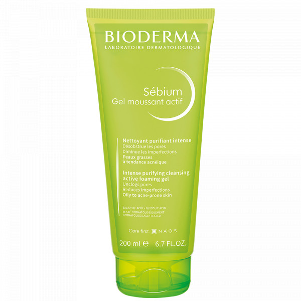 Sebium Bioderma Gel Moussant Actif - 200ml
