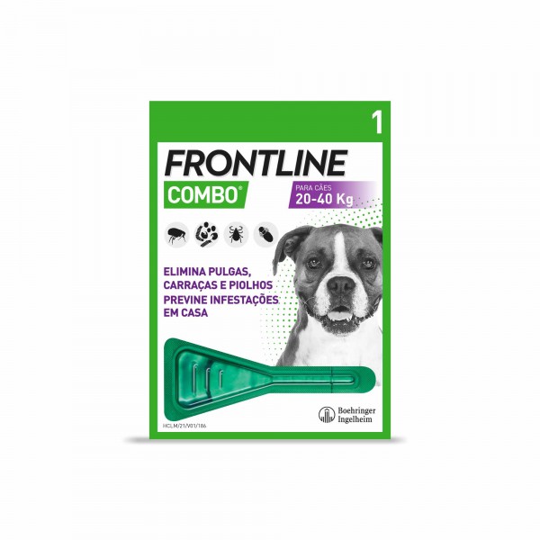 Frontline Combo Solução Cão_ 20-40kg - 2,68ml (x1 unidade)