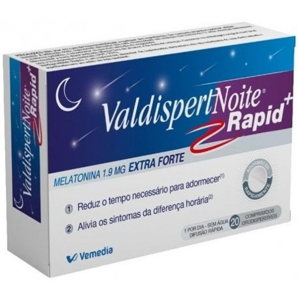 Valdispert Noite Rapid 1,9 mg (20 comprimidos)