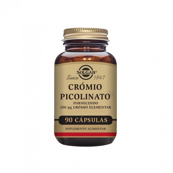 Crómio Picolinato_Solgar (x90 cápsulas)