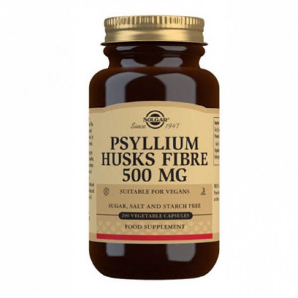 Psyllium Husks Fibre_Solgar - 500mg (x200 cápsulas)
