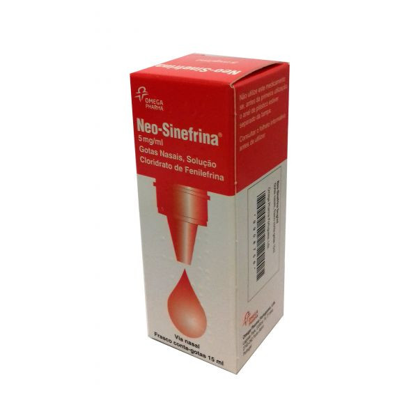 Neo-Sinefrina, 5 mg/ml solución nasal gotas - 15ml