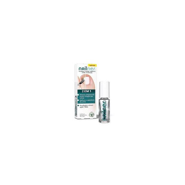 Nailner 2 em 1 Verniz Fungos - 5ml