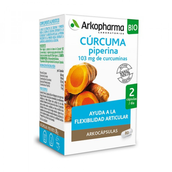 Arkocapsulas Curcuma BIO (x80 cápsulas)