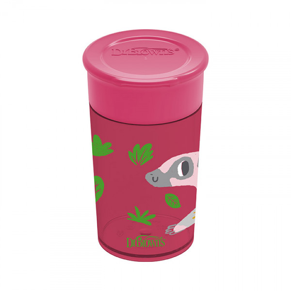 Dr Browns Cheers 360 Copo s/ Bocal_Vermelho_9M+ - 300ml