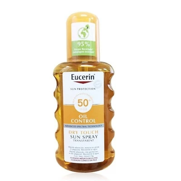 Eucerin Oil Control Dry Touch Sun Spray Transparente SPF50 - 200ml