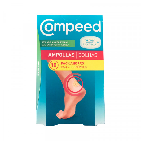 Compeed Apósitos Ampollas Extreme Talón (x10 unidades) Formato Económico
