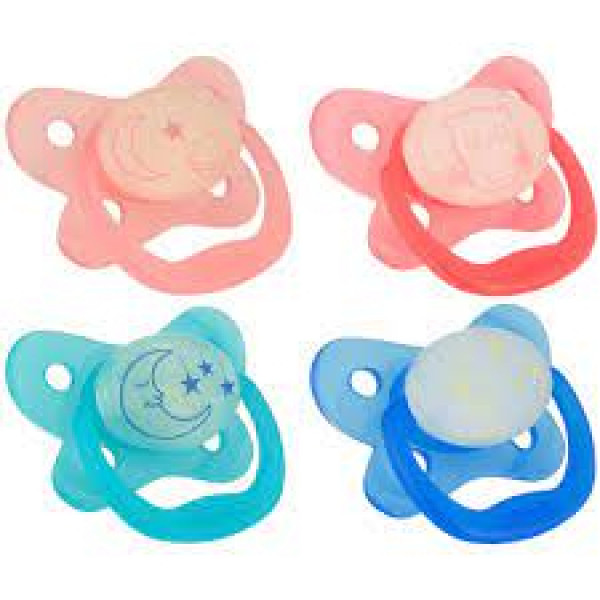 Dr Browns Prevent Chupeta Brilha Escuro_ 6_18meses+ (x2 unidades)