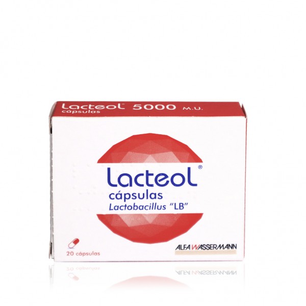 Lacteol, 5000 M.U. (x20 cápsulas)"

"Lacteol, 5000 M.U. (x20 cápsulas)