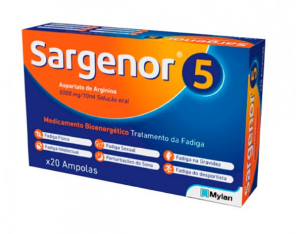 Sargenor 5, 5000 mg/10 ml (x20 ampolas bebíveis)