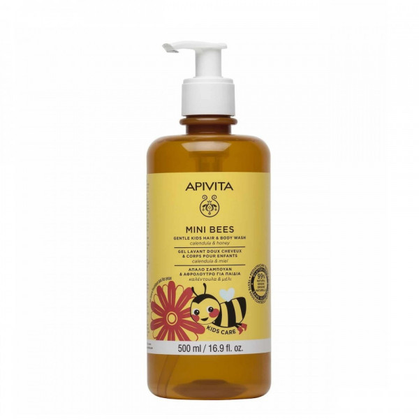 Apivita mini Bees Gentle Kids Cabelo/Corpo - 500ml
