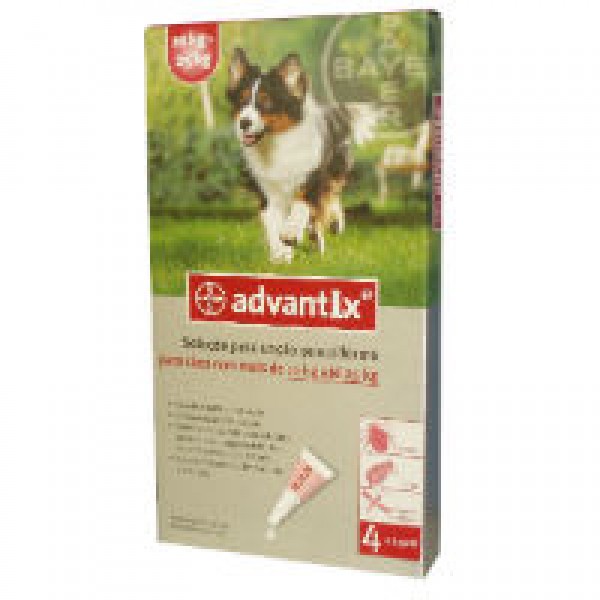 Advantix Cão Solução - 2,5ml (x4 unidades)_ 10-25 Kg