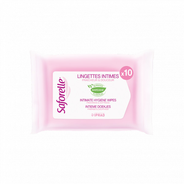 Saforelle Toalhete Intimo Frescura (x10 unidades)