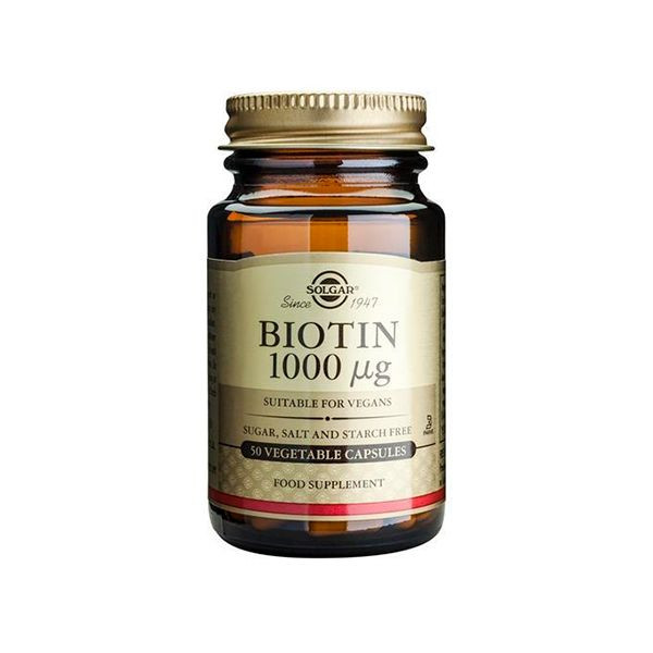 Solgar Biotina - 1000 mcg (x50 cápsulas moles)