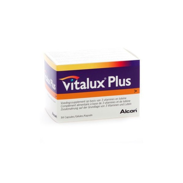 Vitalux Plus - 10mg Luteína (x84 cápsulas)