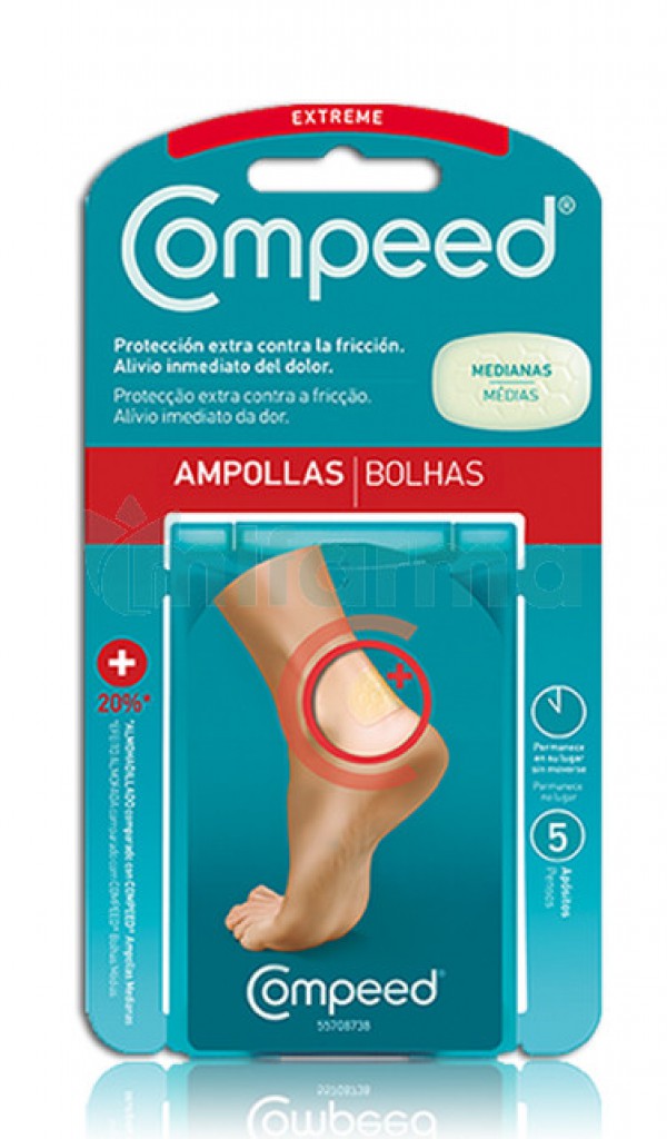 Compeed após Bolhas Medianas Extreme (x5 unidades)