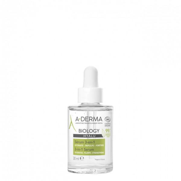 A-Derma Biology Hyalu Sérum 3 em 1 - 30ml