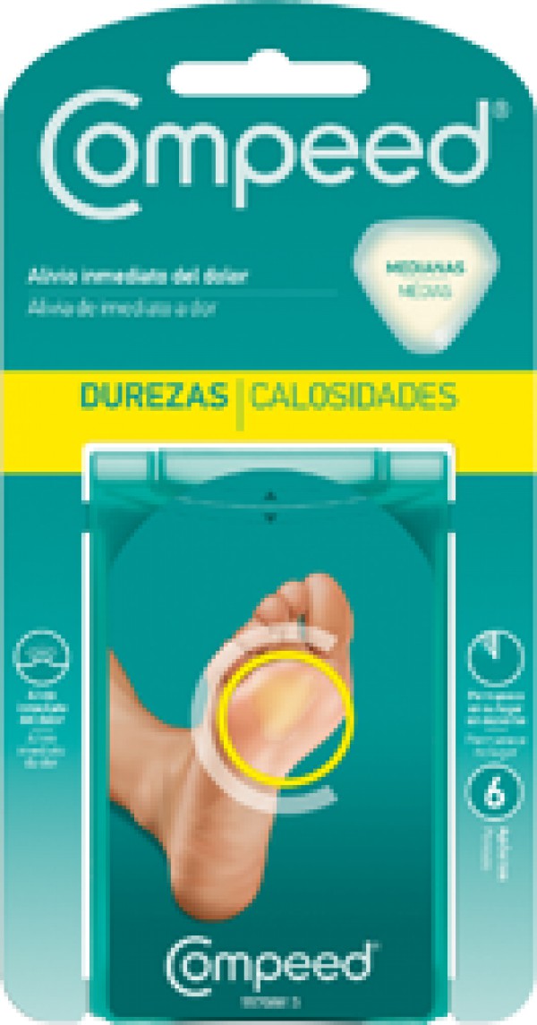 Compeed Apósito Callosidades MEDIO (x6 unidades)